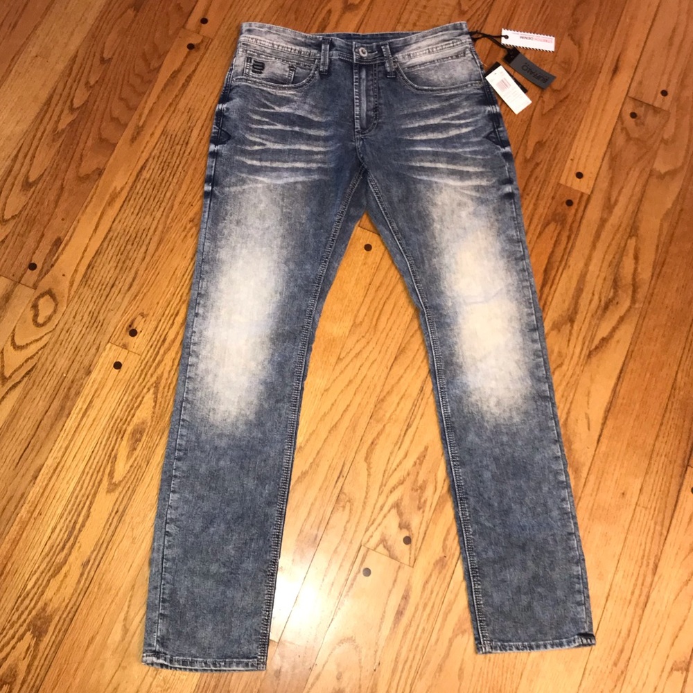 NWT BUFFALO ASH-X SLIM STRAIGHT LEG JEANS 30X32 - Picture 1 of 8